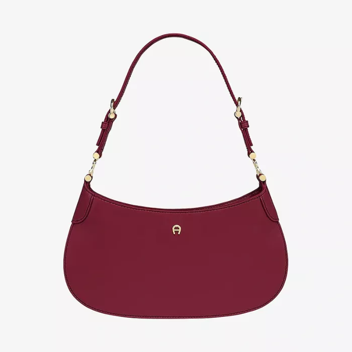 Aigner Delia Burgundy Handbag — view 1