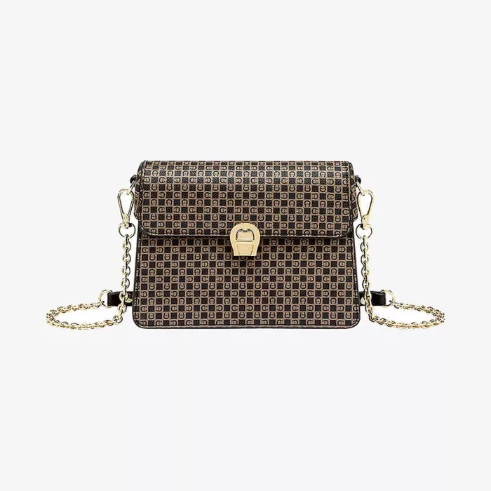 Aigner Genoveva Dadino Brown Evening Bag — view 1