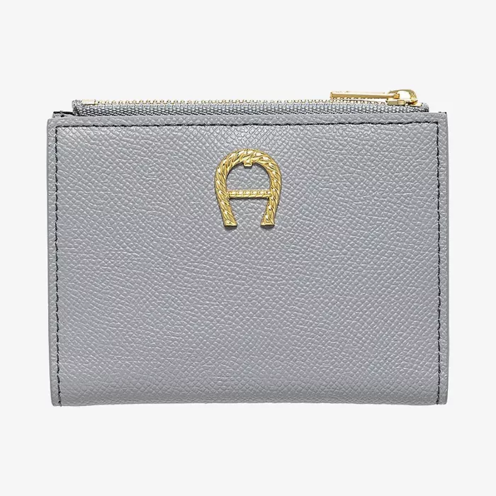 Aigner Maia Industrial Grey Bill and Card Case — view 1