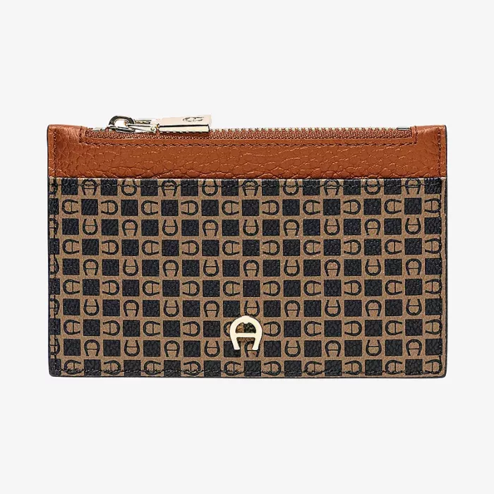Aigner حاملة بطاقات فاشن دادينو بني — عرض 1