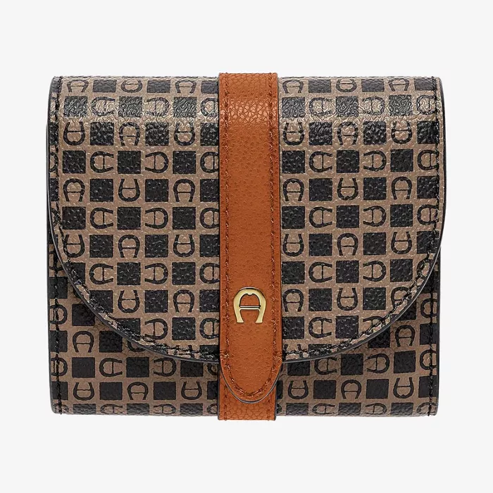 Aigner Adria Cognac Brown Purse — view 1