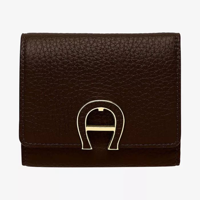 Aigner Milano Charcoal Brown Purse — view 1