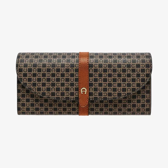 Aigner Adria Cognac Brown Bill and Card Case — view 1