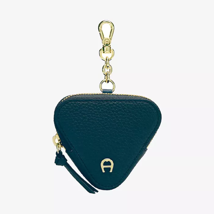 Aigner Fashion Triangle Coin Purse Keychain — view 1