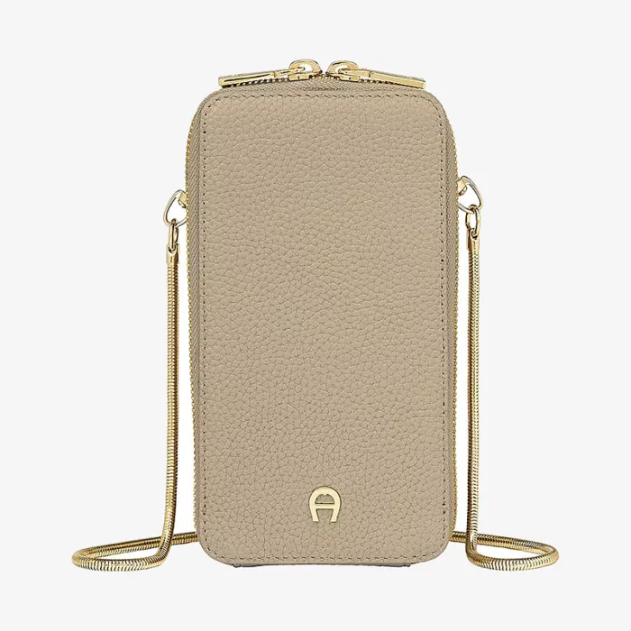 Aigner Fashion Reed Green Pouch — view 1