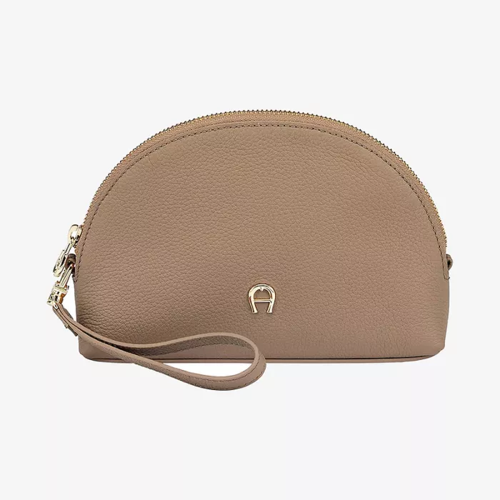 Aigner Fashion Caribou Brown Pouch — view 1