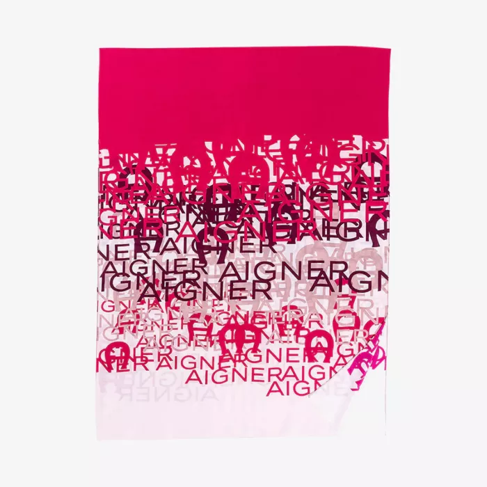 Aigner A Logo Orchid Pink Scarf — view 1