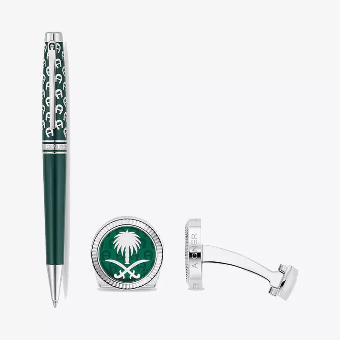 Aigner Pen & Cufflink Set Saudi Edition — view 1