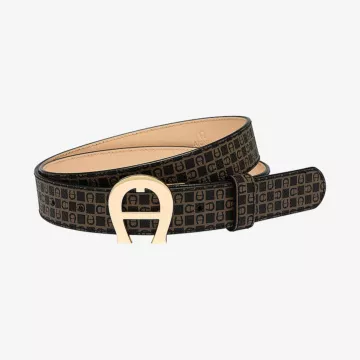 Aigner حزام فاشن دادينو بني — عرض 1