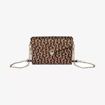 Aigner Pria Maple Brown Crossbody Bag — view 1