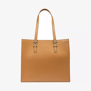 Aigner Delia Maple Brown Shoulder Bag — view 1