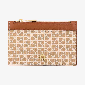 Aigner Fashion Cognac Brown Bill and Card Case — view 1