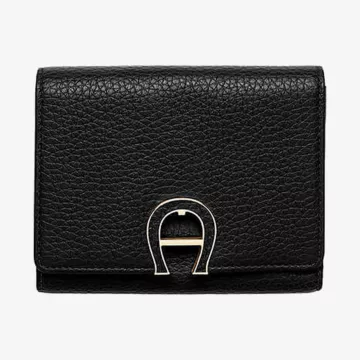 Aigner Milano Charcoal Brown Card Holder — view 1