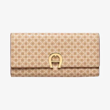 Aigner Fashion Cognac Brown Bill and Card Case — view 1
