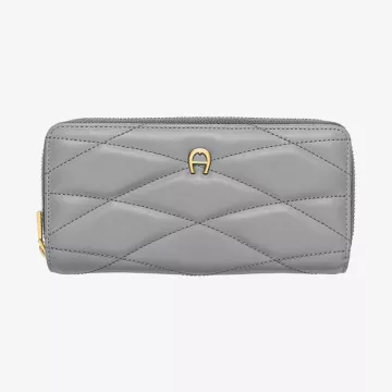 Aigner Maggie Industrial Grey Bill and Card Case — view 1