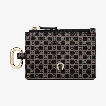 Aigner محفظة بطاقات فاشن دانينو مزودة بمشبك — عرض 1
