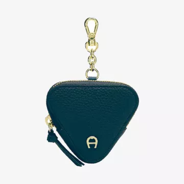 Aigner Fashion Triangle Coin Purse Keychain — view 1