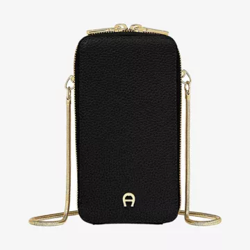 Aigner Fashion Reed Green Pouch — view 1