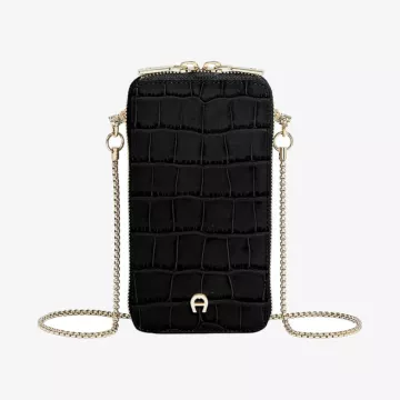 Aigner Fashion Reed Green Pouch — view 1