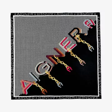 Aigner Seasonal Cosmic Blue Scarf — view 1