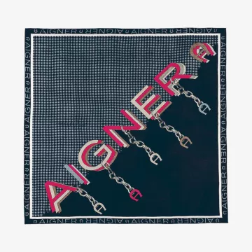 Aigner Seasonal Cosmic Blue Scarf — view 1