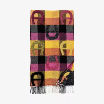 Aigner A Logo Multicolour Scarf — view 1