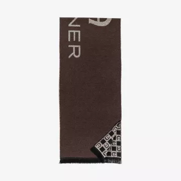 Aigner Seasonal Caribou Brown Scarf — view 1