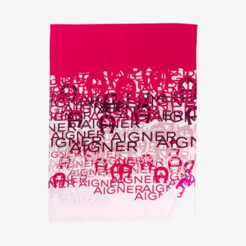 Aigner A Logo Orchid Pink Scarf — view 1