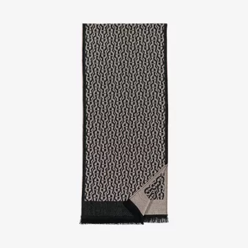 Aigner A Logo Industrial Grey Scarf — view 1