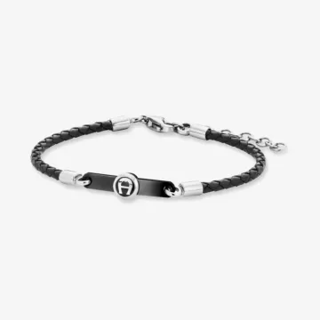 Aigner Ares Leather Bracelet