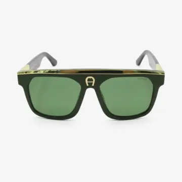 Aigner Bold Flat-Top Square Sunglasses