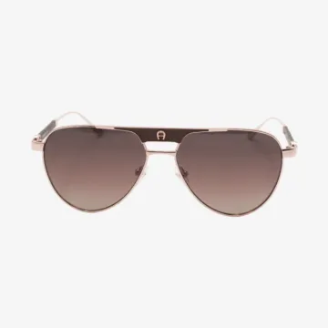 Aigner Double Bridge Aviator Sunglasses
