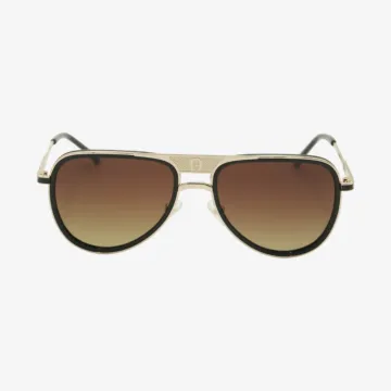 Aigner Double Bridge Aviator Sunglasses