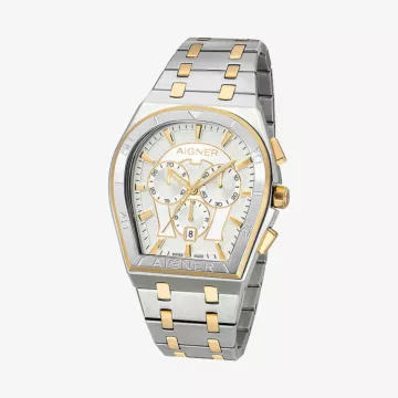 Aigner ساعة فاشن وردي ذهبي و أزرق — عرض 1